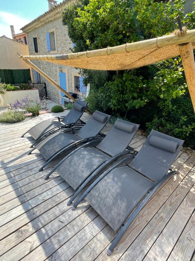 Mas Provencale Jardin Piscine Villa Saint-Cyr-sur-Mer Bagian luar foto
